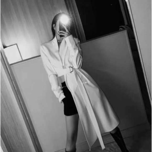Jackets & Blazers - White Asymmetrical Blouse ❄️